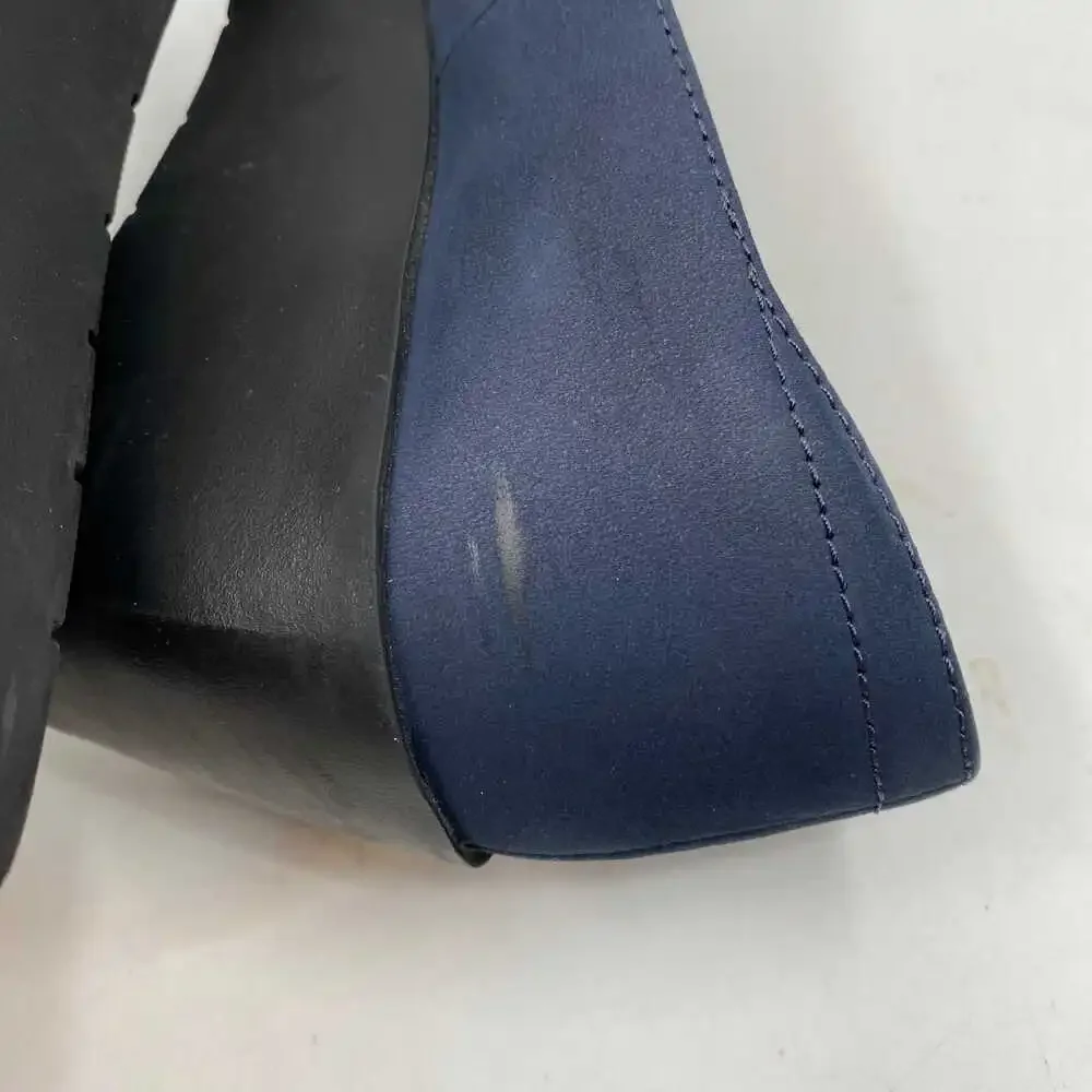 Vionic Blue Suede Wedges | Women's Size 6